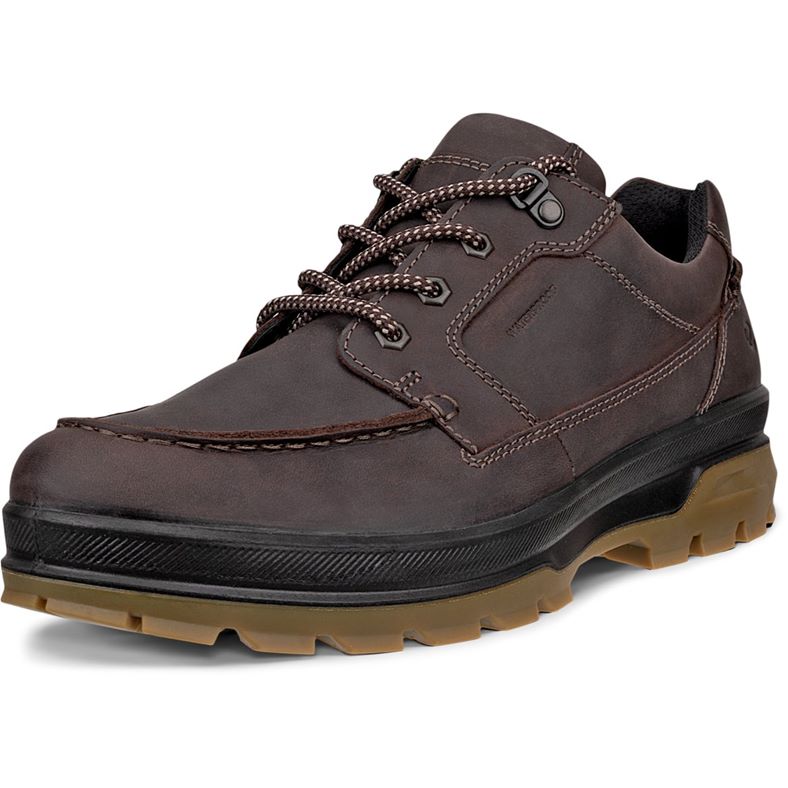 Ecco Men's Rugged Track WP Moc Toe Coffee