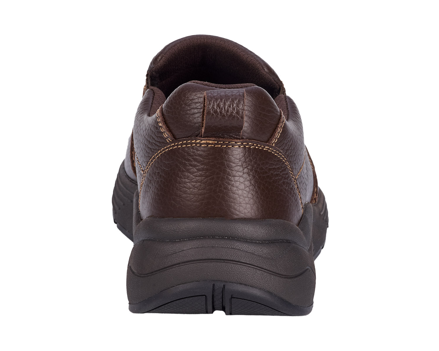 Drew Men's Match Brown Pebbled Leather