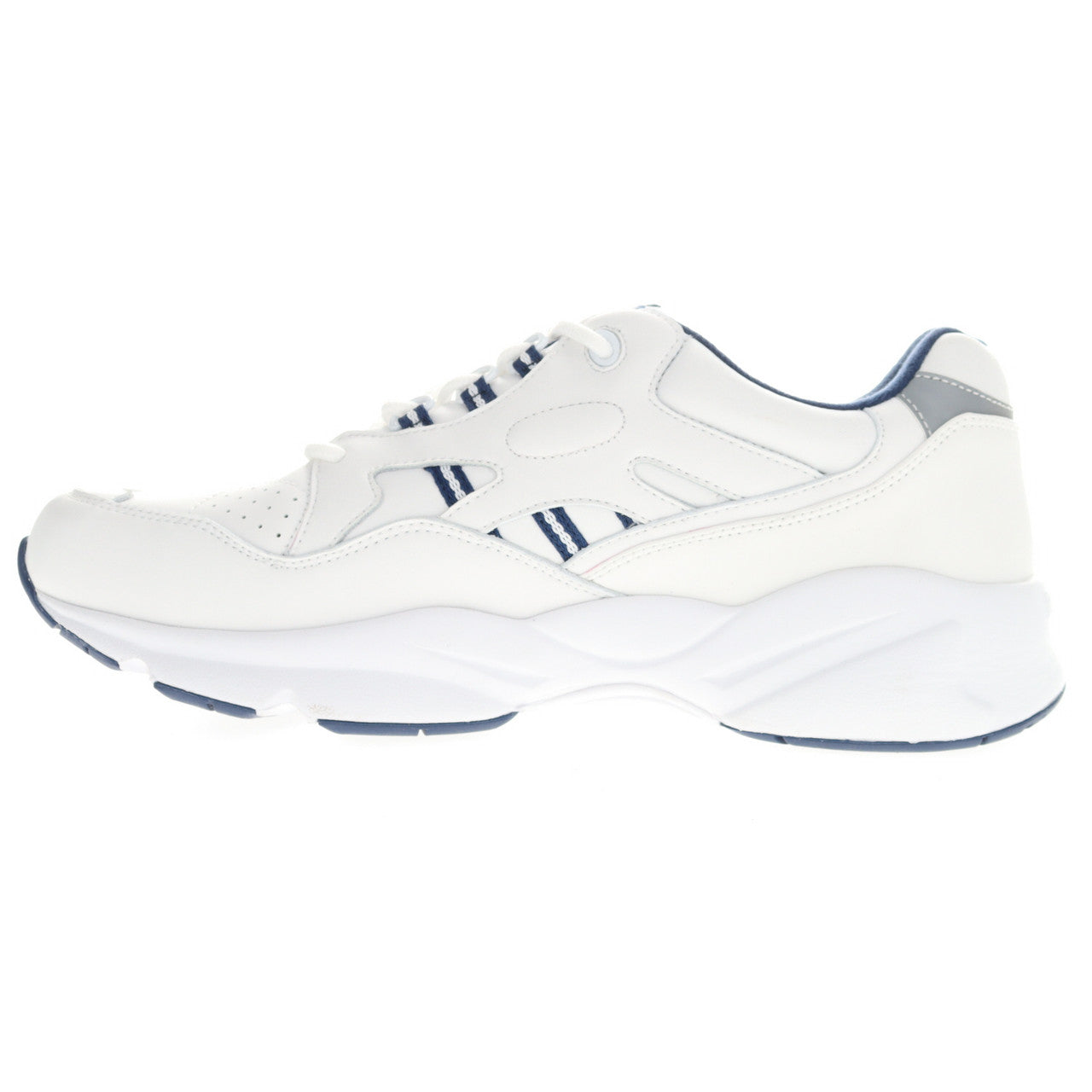Propet Men's Stability Walker White/Navy