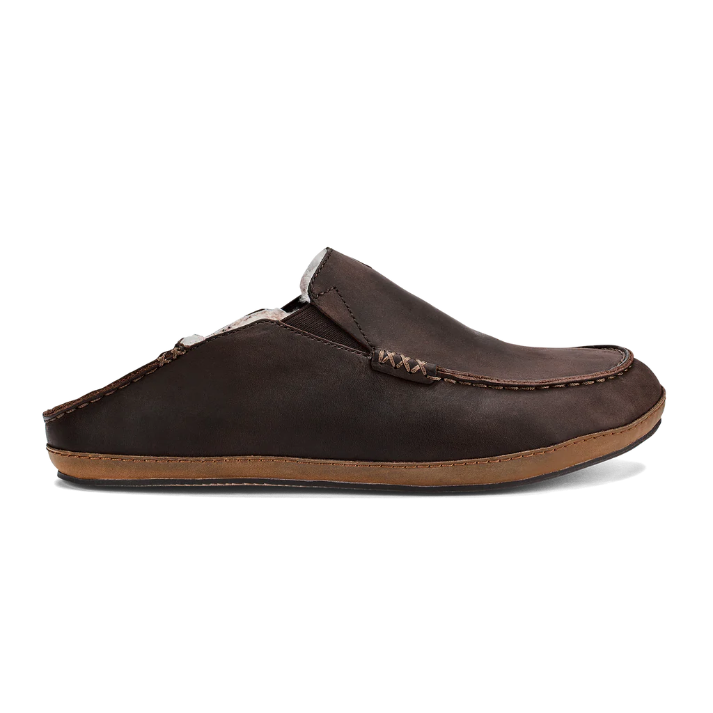 Olukai Men's Moloa Slipper Dk Wood
