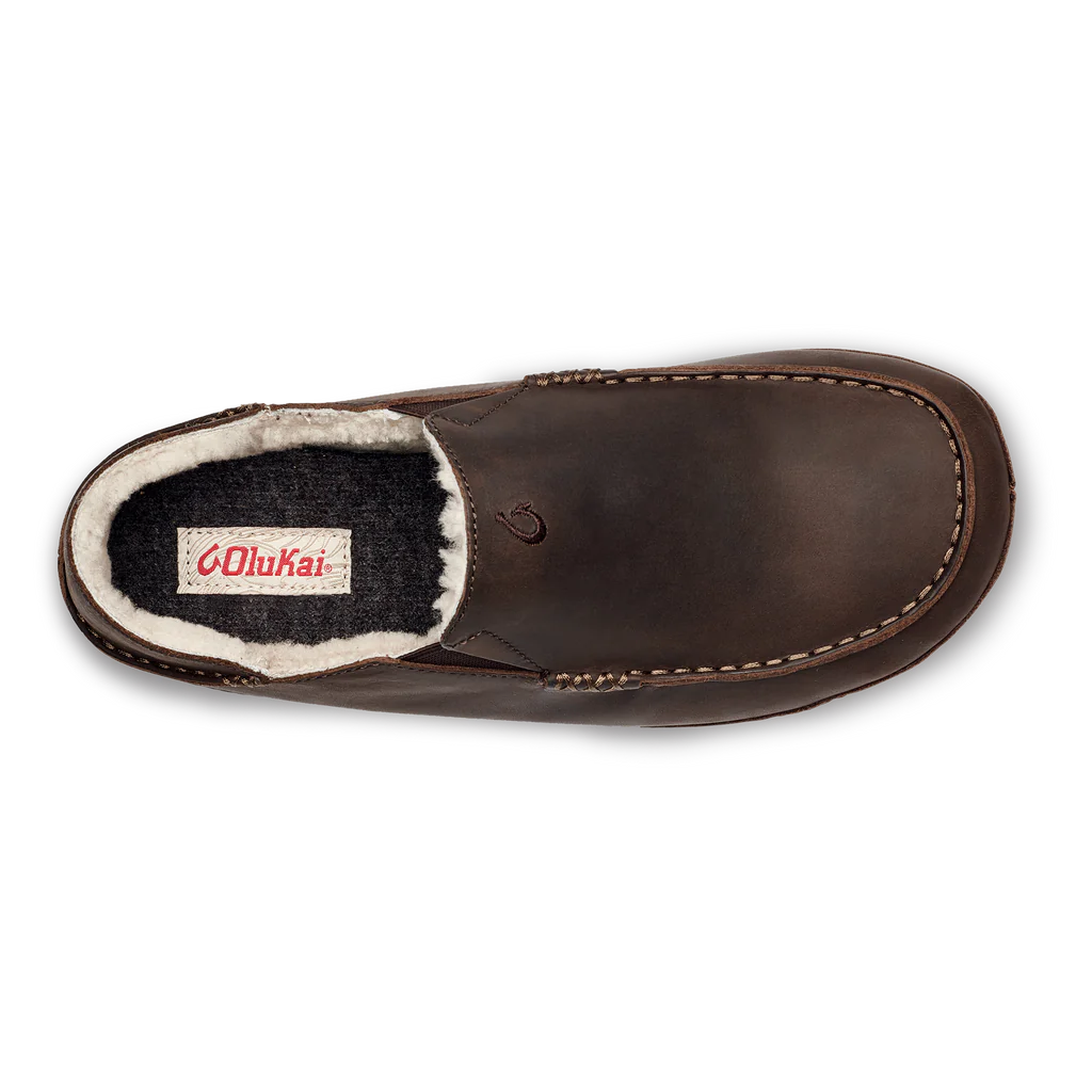 Olukai Men's Moloa Slipper Dk Wood