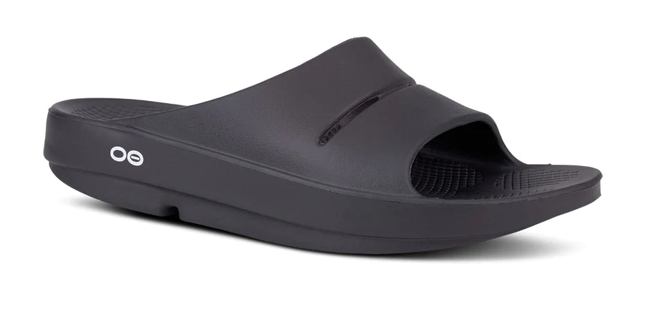OOFOS Ooahh Slides Black