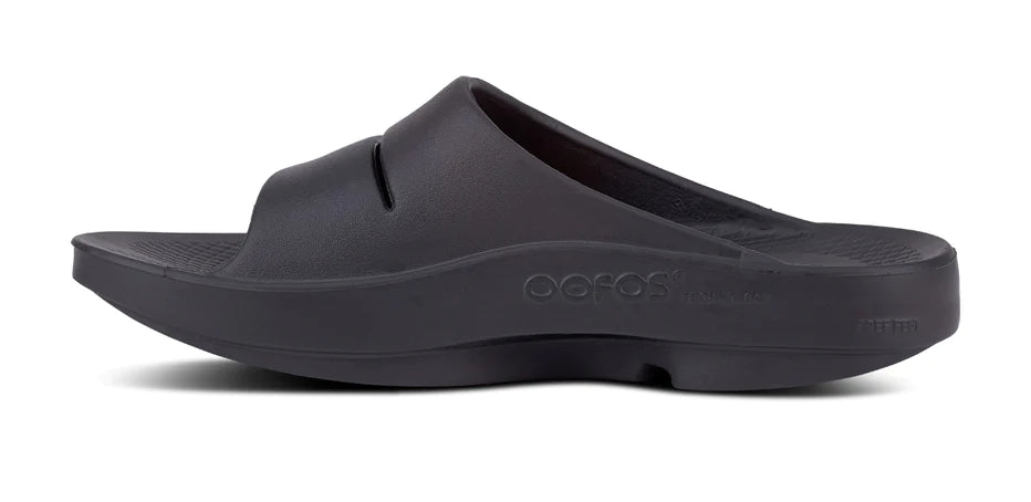 OOFOS Ooahh Slides Black