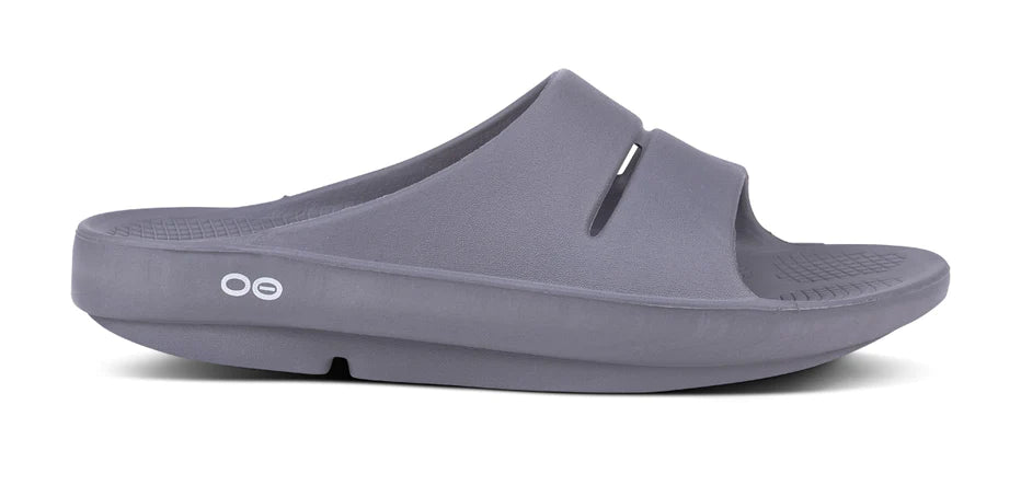 OOFOS Ooahh Slides Slate