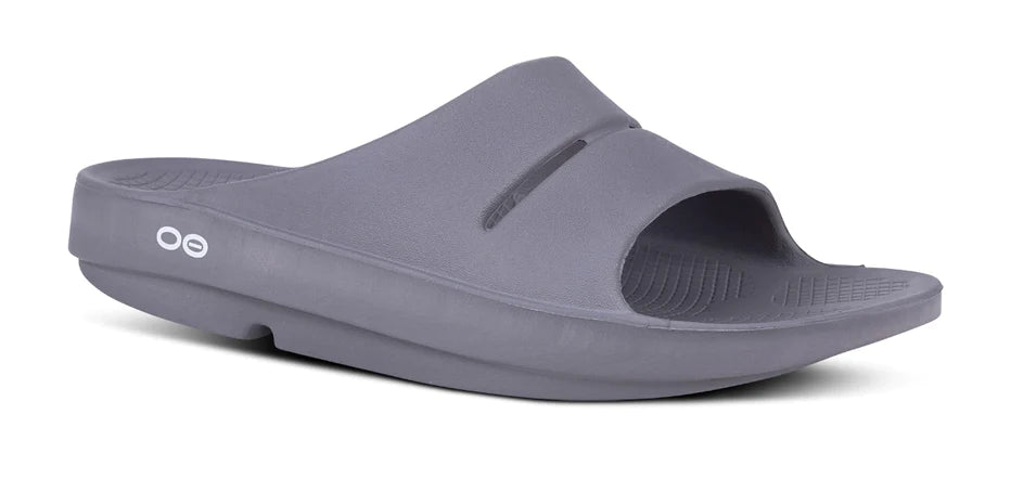 OOFOS Ooahh Slides Slate