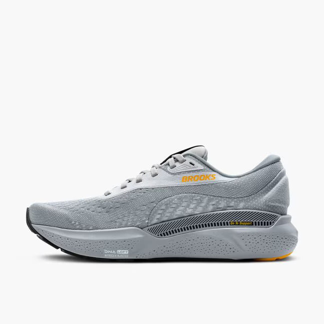 Brooks Men’s Adrenaline GTS 24 Alloy/White/Gold Fusion