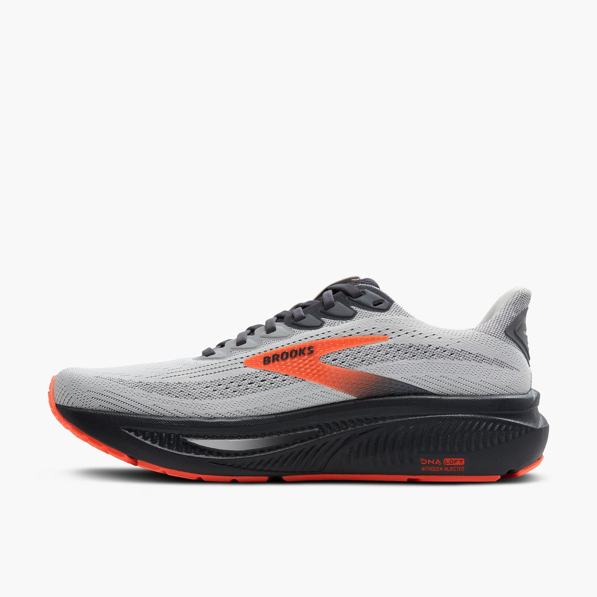 Brooks Men’s Ghost 17 Oyster Mushroom/Orange/Ebony