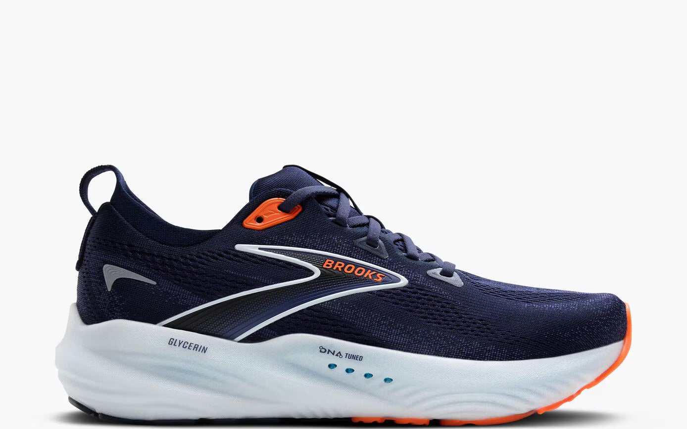 Brooks Men’s Glycerin 22 Peacoat/Blue Ribbon/Orange