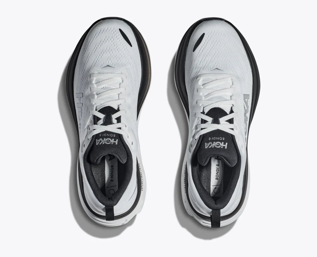 Hoka Men's Bondi 8 BLKWHT