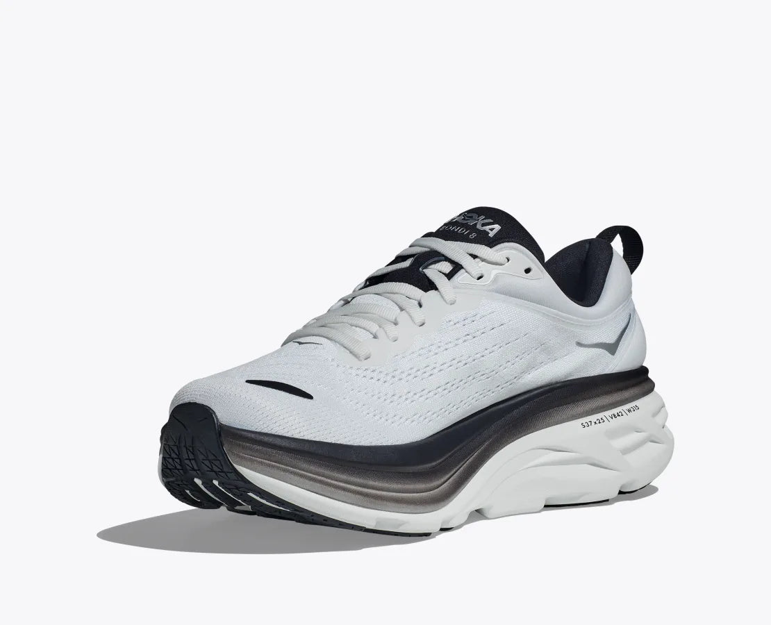 Hoka Men's Bondi 8 BLKWHT