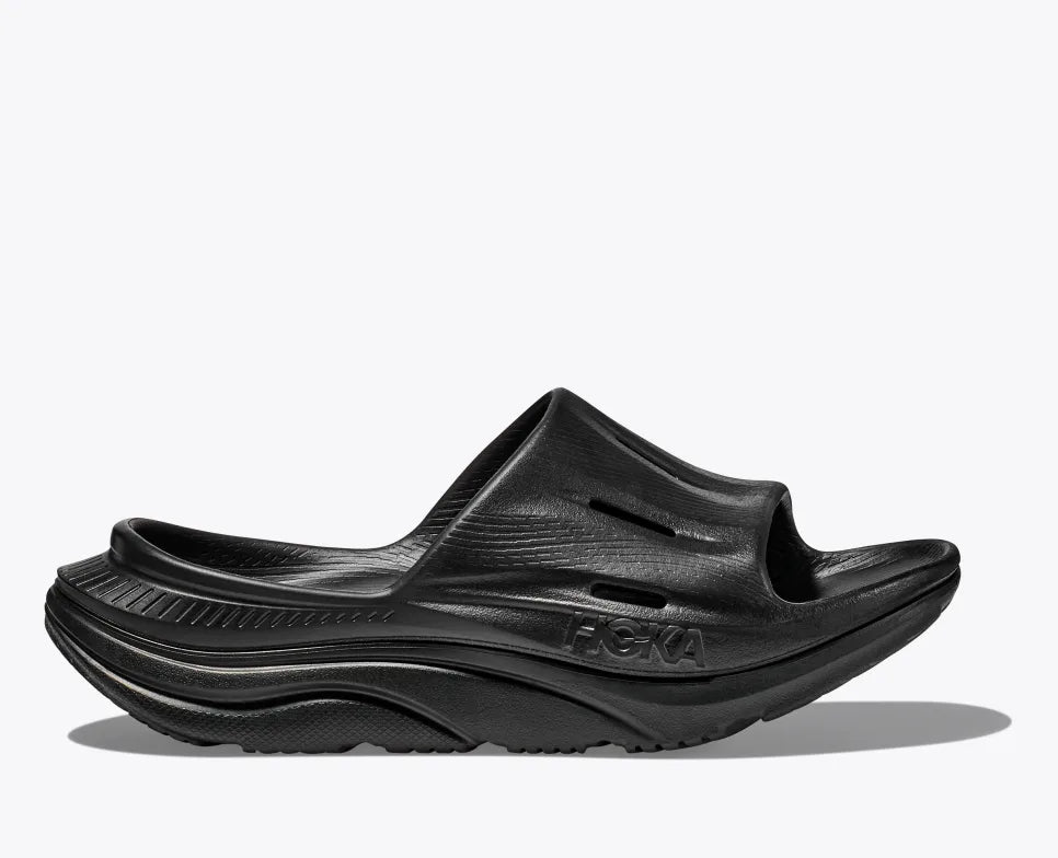 Hoka Ora Recovery Slide 3 Black Black