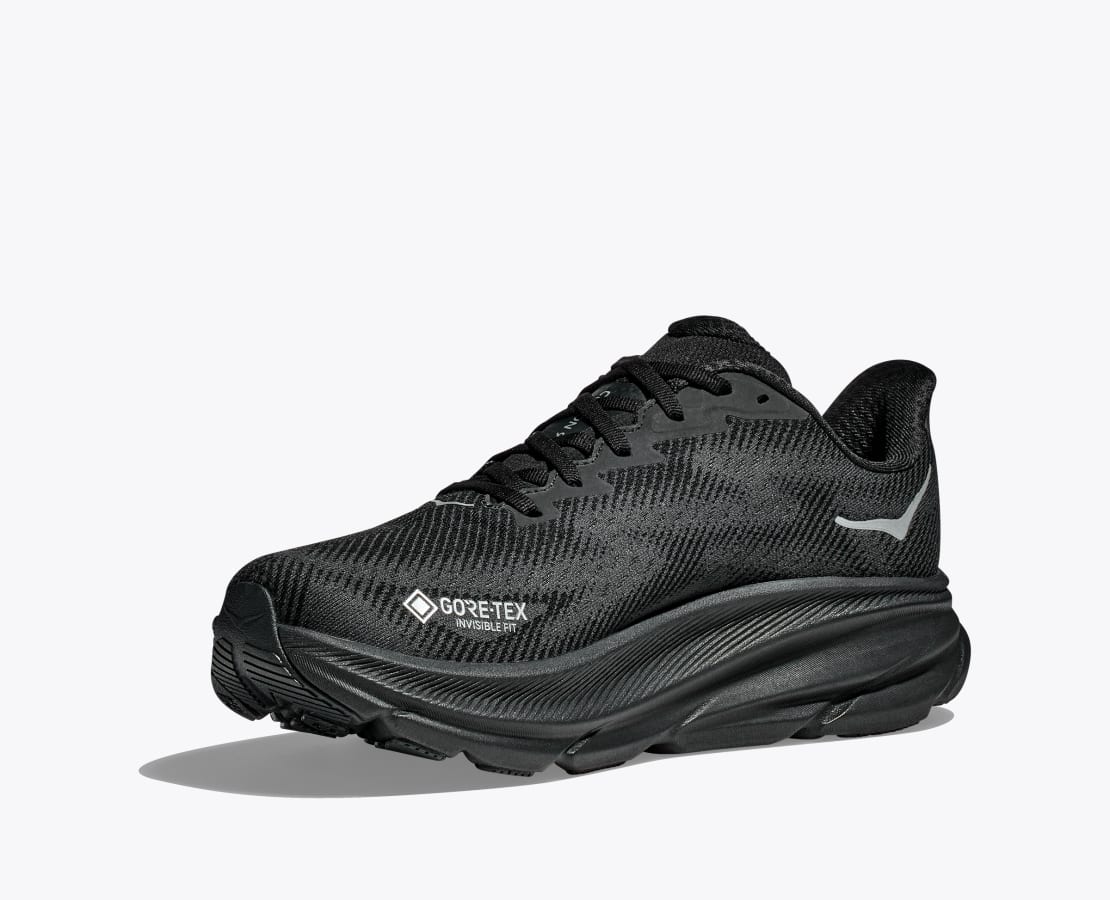 Hoka clifton black womens best sale