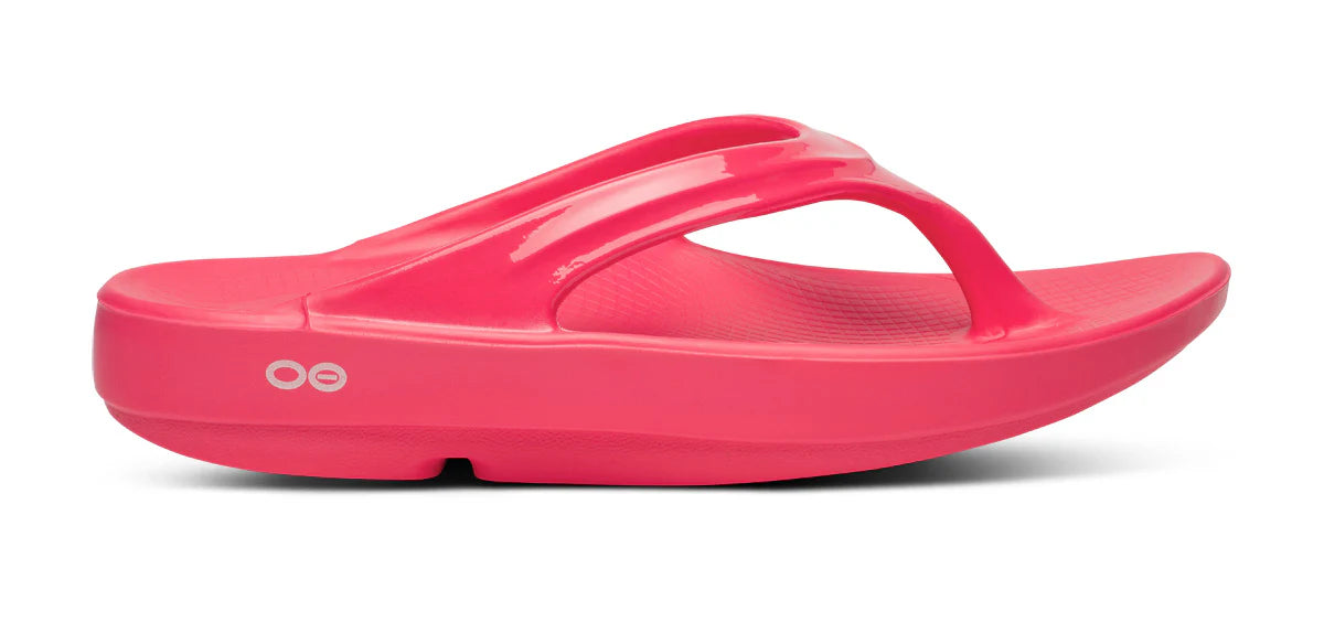 OOFOS Women's Oolala Flip Neon Berry