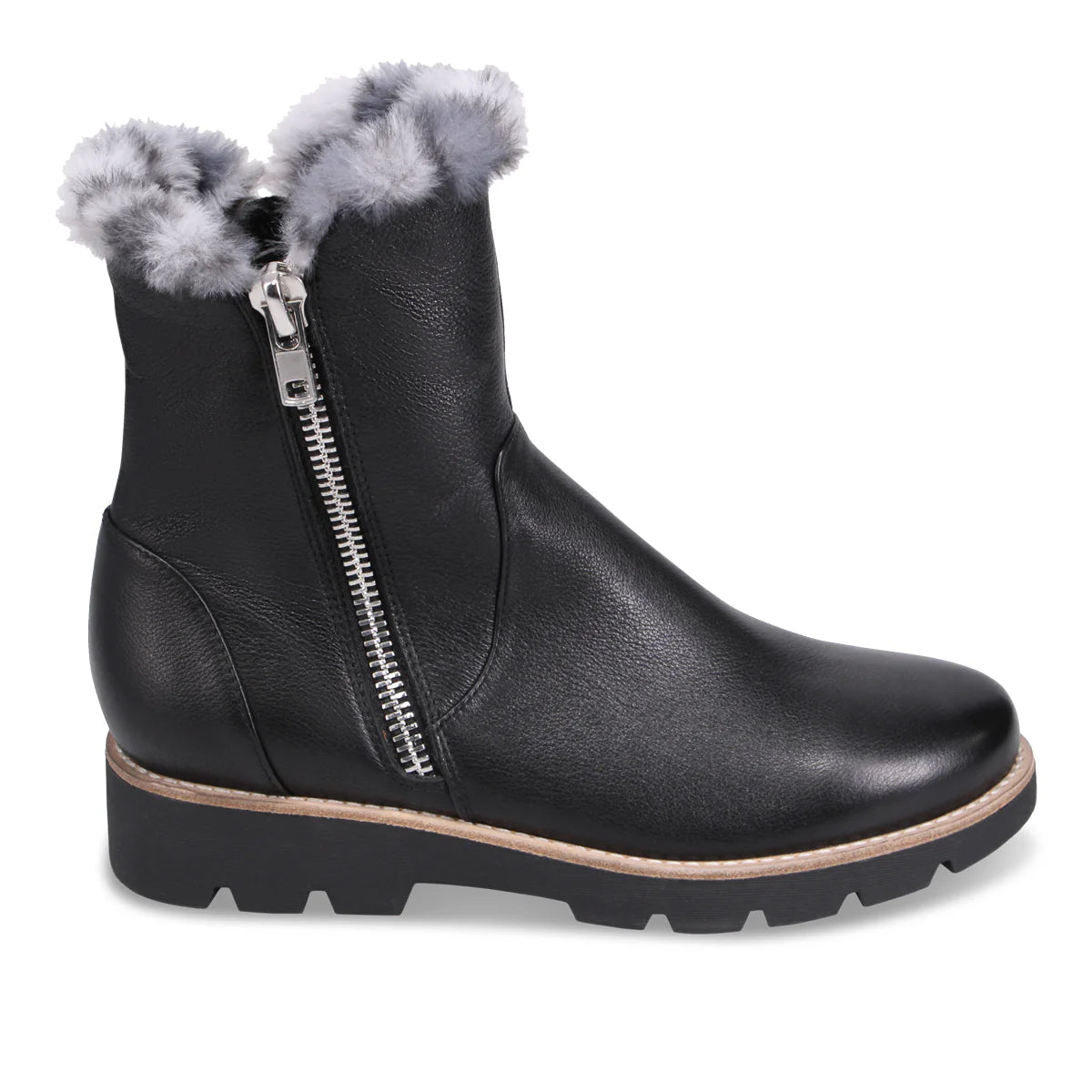 Django & Juliette Women's Dlinga Leather Fur