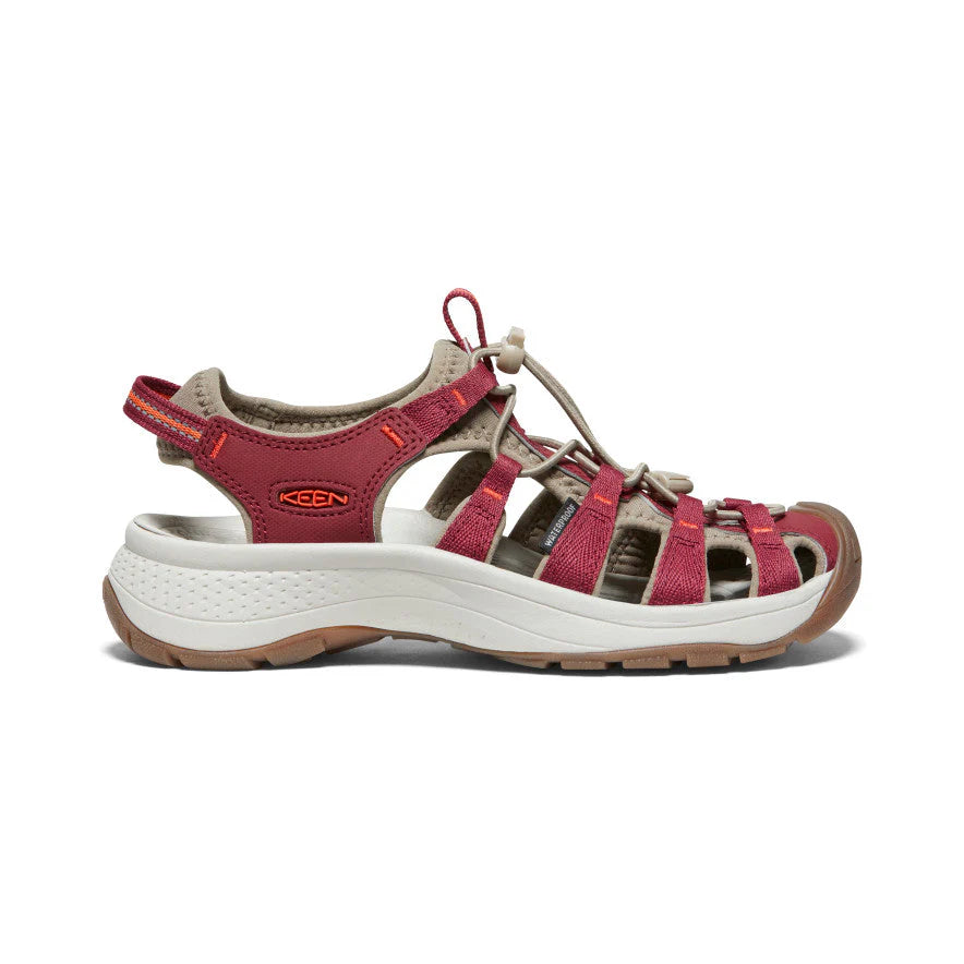 Keen Women's Astoria West Sandal Merlot/Scarlet Ibis