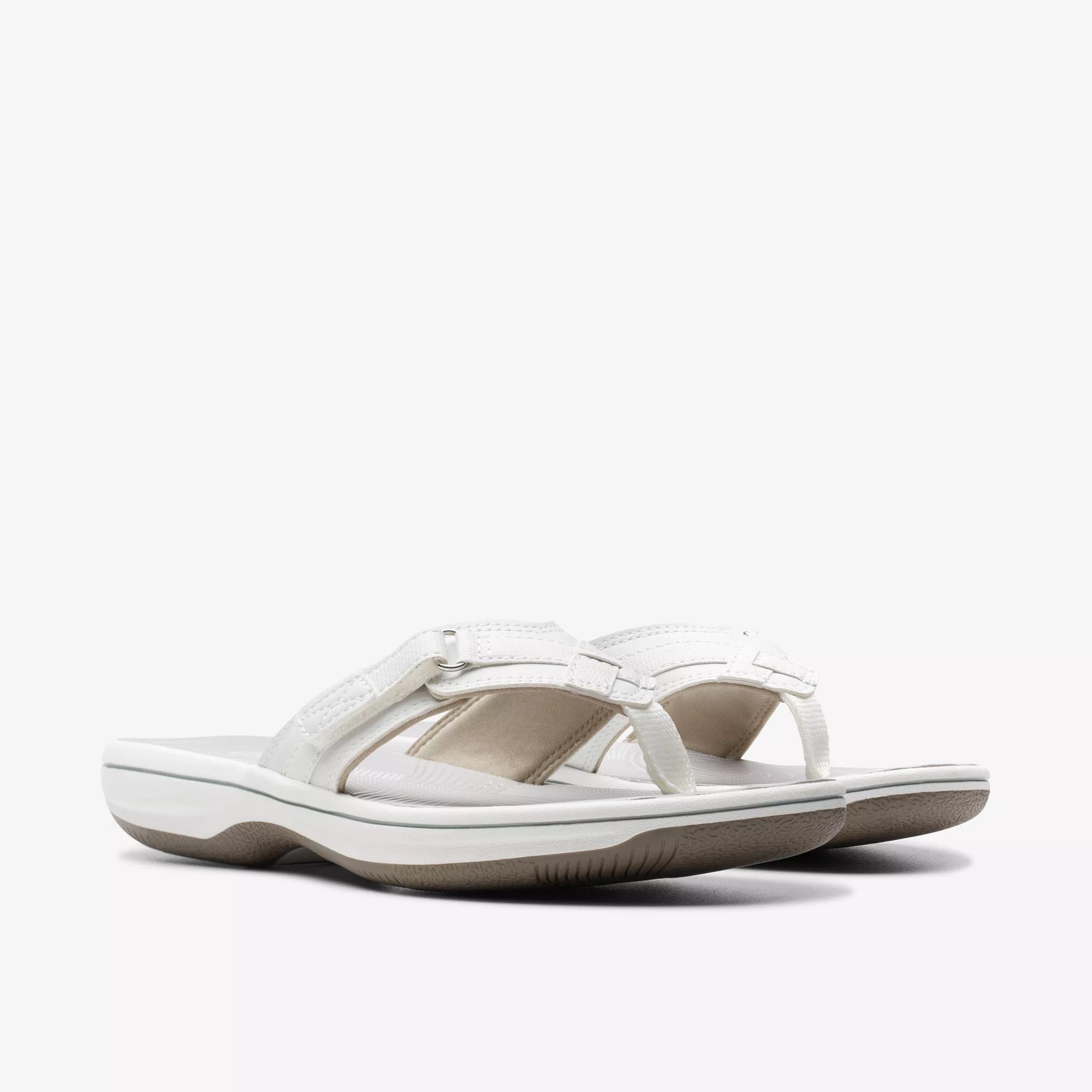 Clarks Women's Breeze Sea White