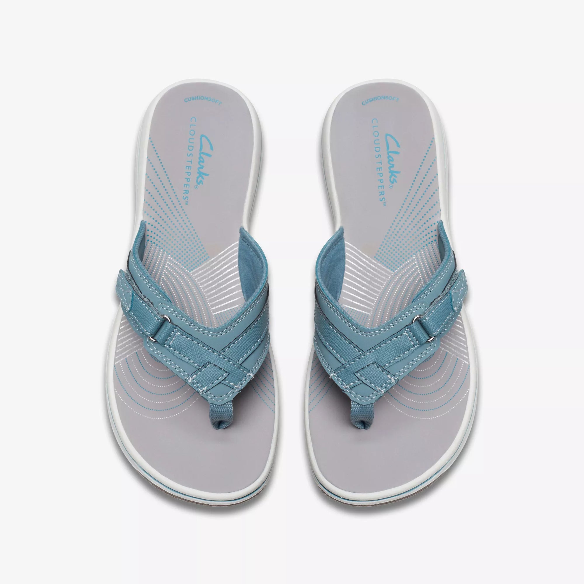 Clarks Women's Breeze Sea Blue Grey