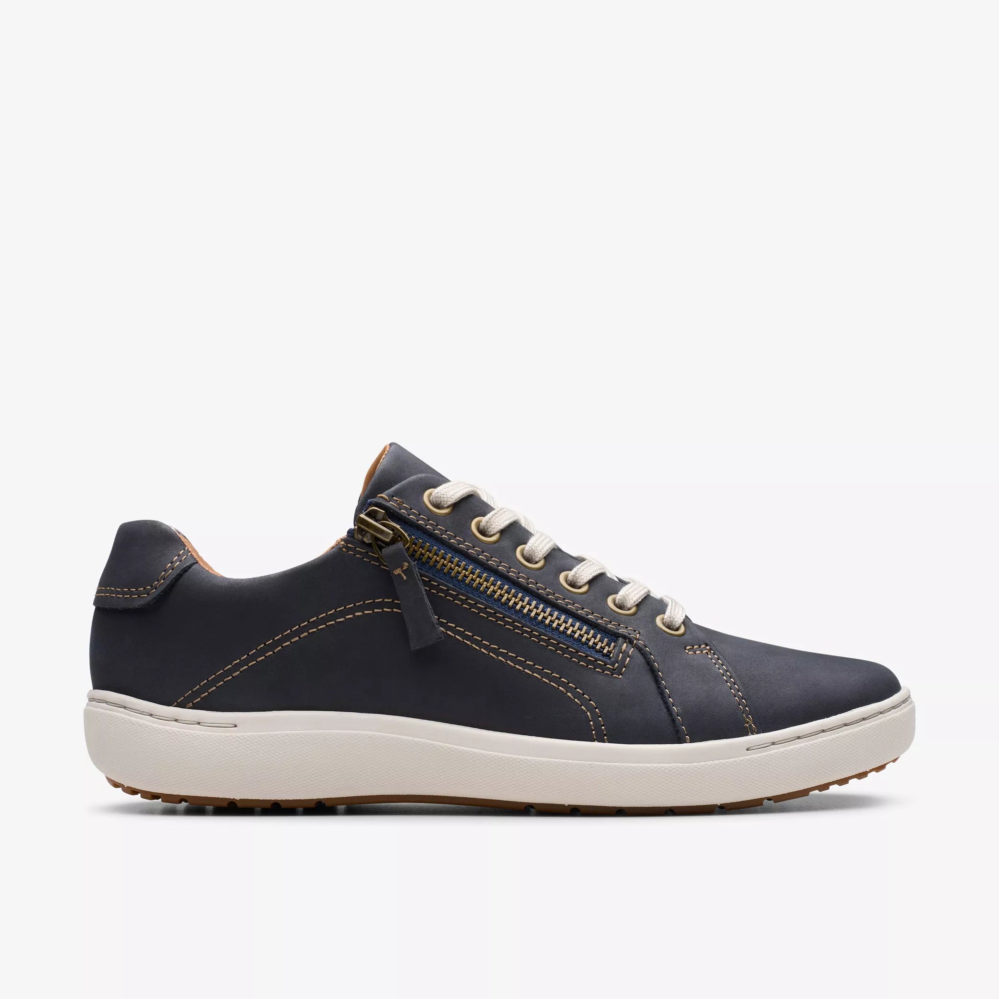 Clarks Women’s Nalle Lace Navy Nubuck