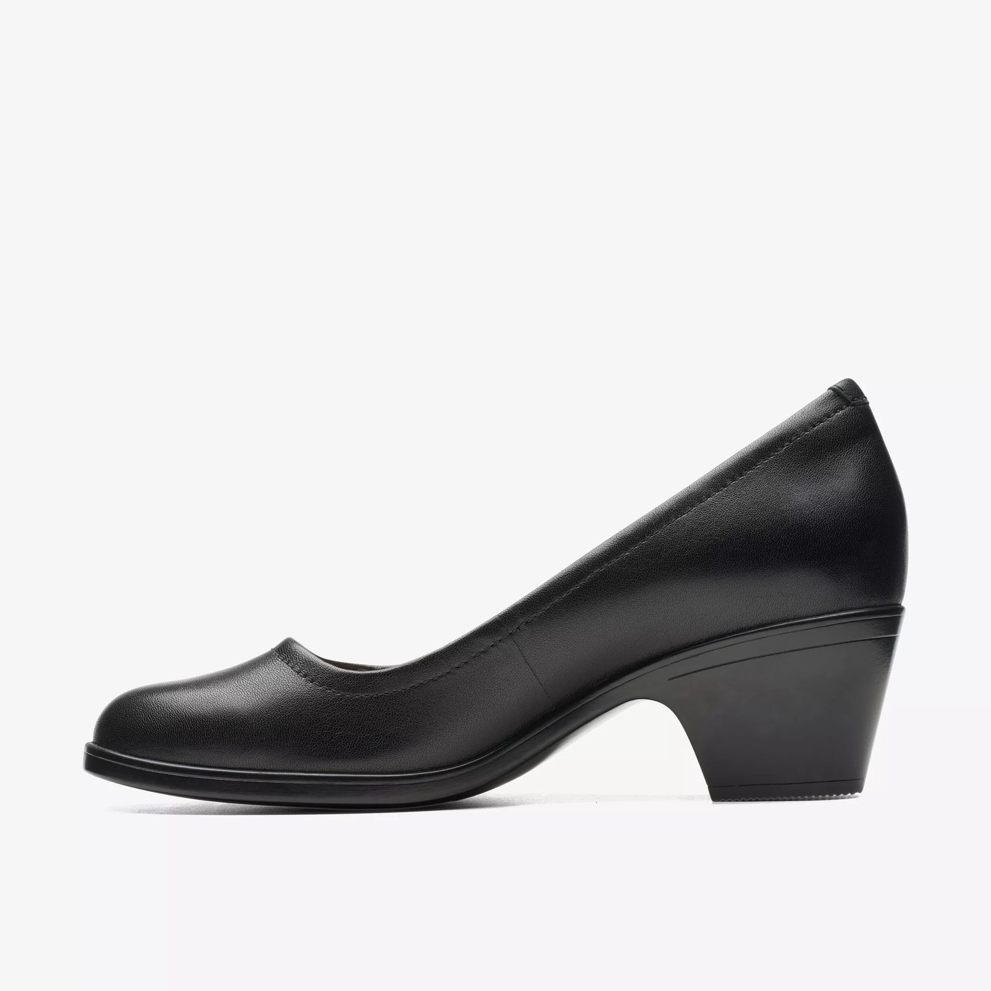 Clarks Women’s Emily2 Ruby Black Leather