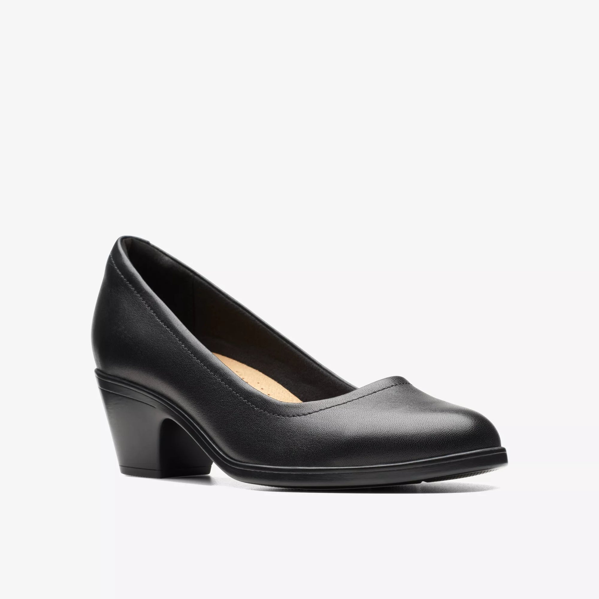 Clarks Women’s Emily2 Ruby Black Leather