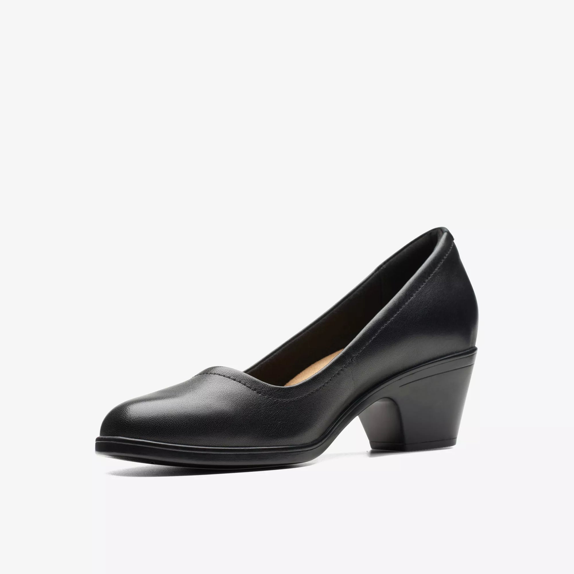 Clarks Women’s Emily2 Ruby Black Leather