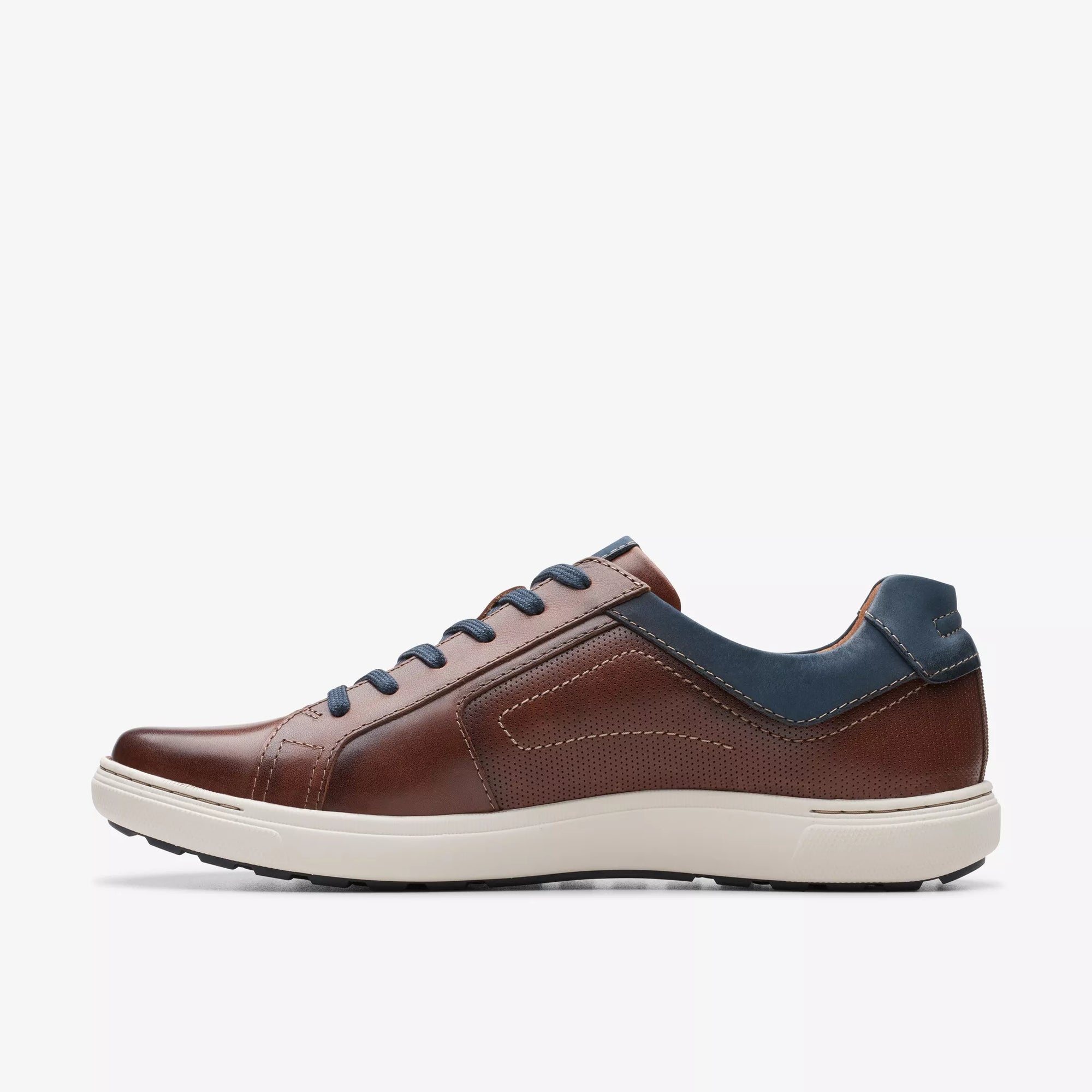 Clarks Men's Mapstone Lace Mahogany Leather