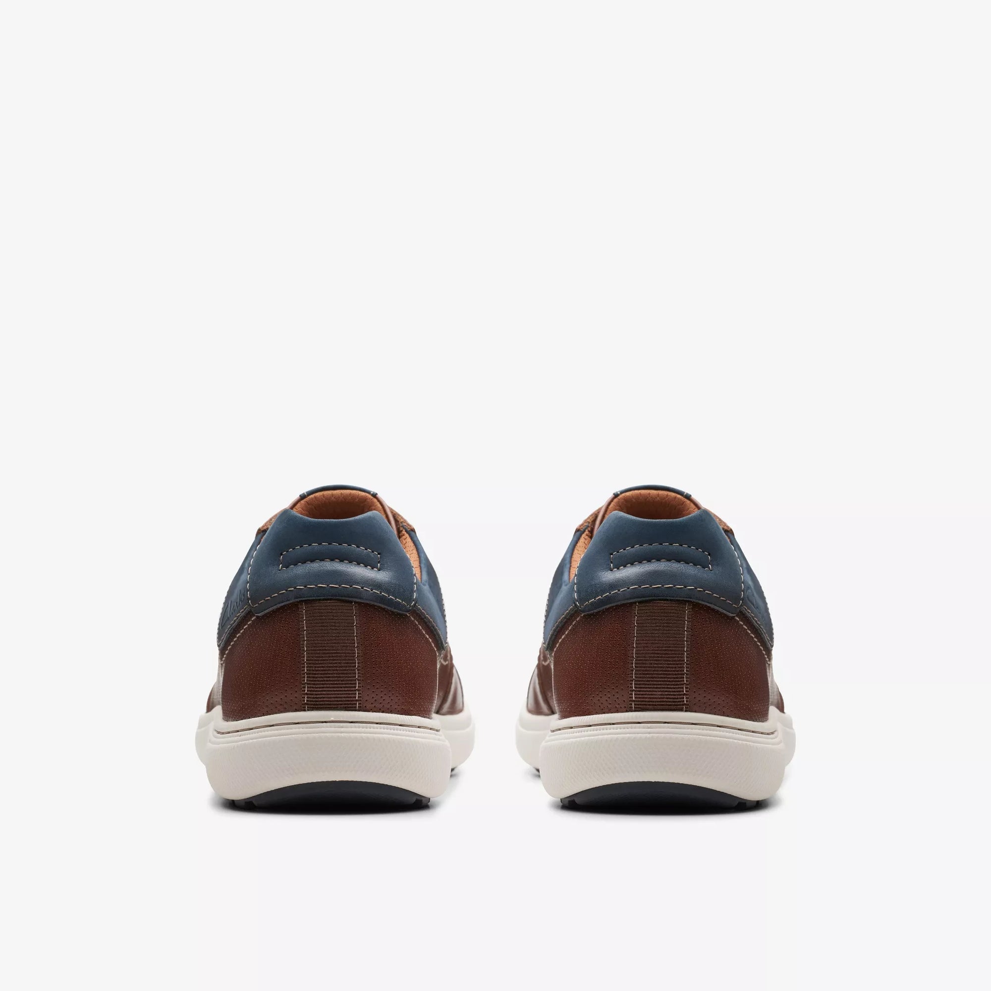 Clarks Men's Mapstone Lace Mahogany Leather