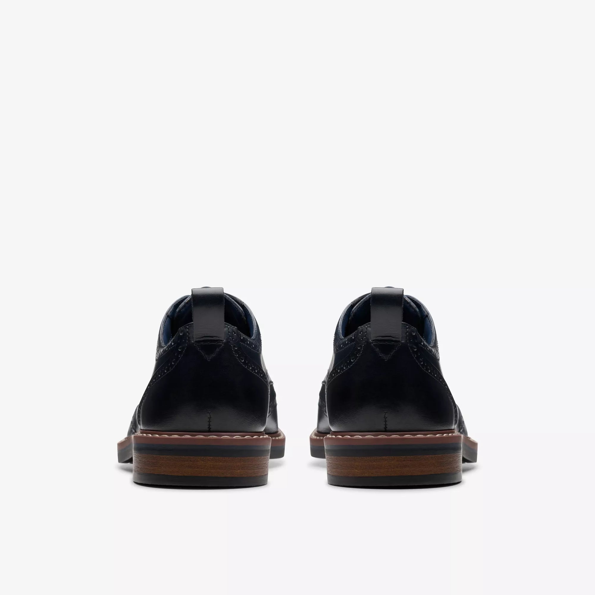 Clarks Men's Aldwin Limit Navy Leather