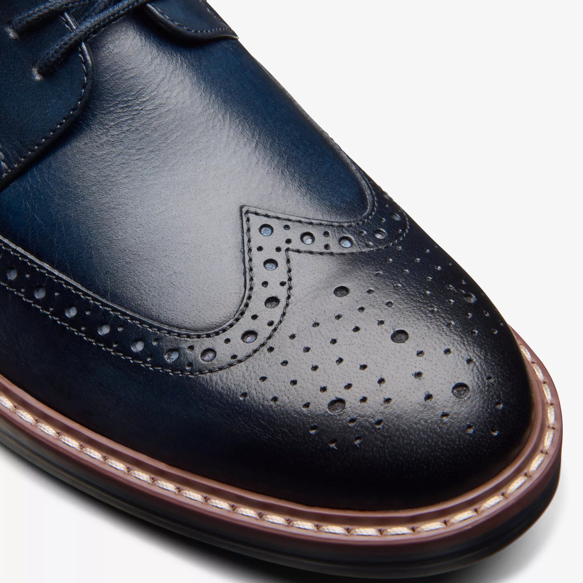 Clarks Men's Aldwin Limit Navy Leather
