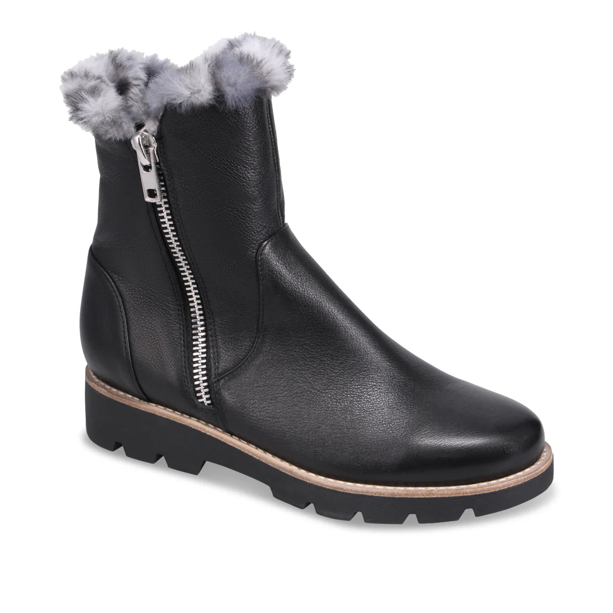 Django & Juliette Women's Dlinga Leather Fur