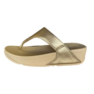 Fitflop Women's Lulu Leather Toepost Platino