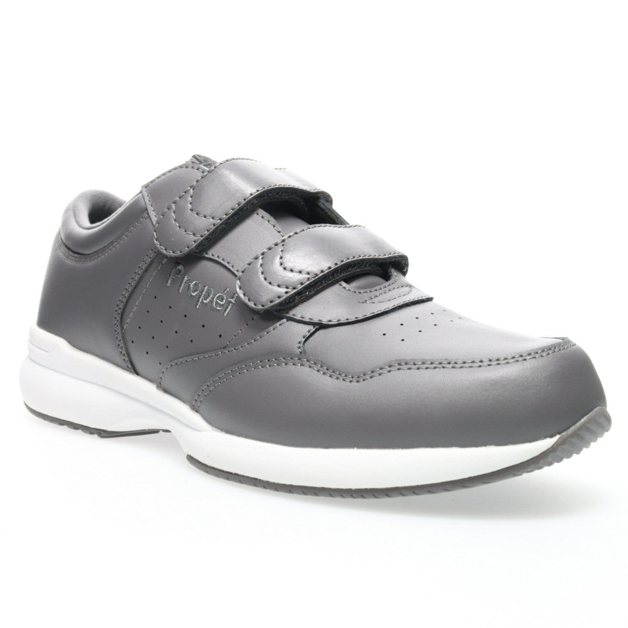 Propet Men's Life Walker Strap Dark Grey