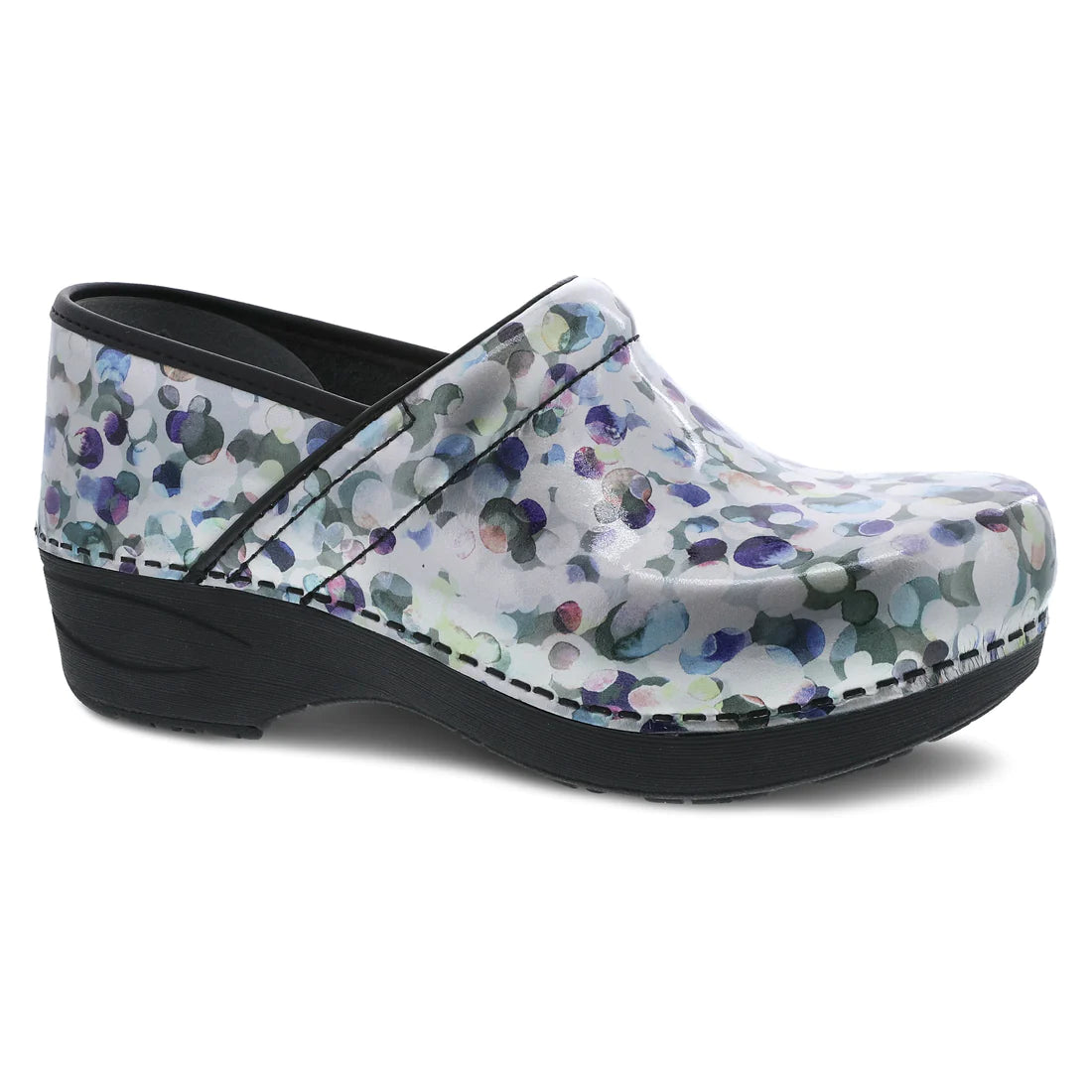 Dansko Women's XP 2.0 Patent Multi Dot Clog