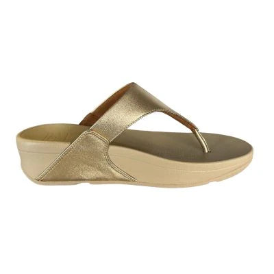 Fitflop Women's Lulu Leather Toepost Platino