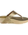 Fitflop Women's Lulu Leather Toepost Platino
