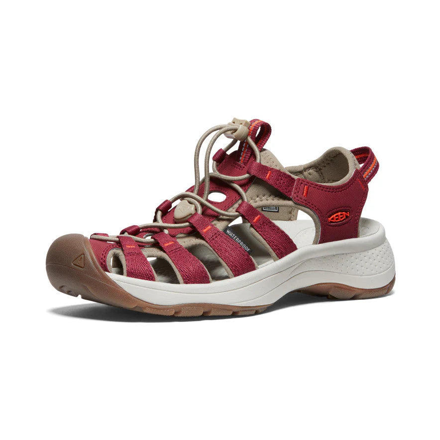 Keen Women's Astoria West Sandal Merlot/Scarlet Ibis