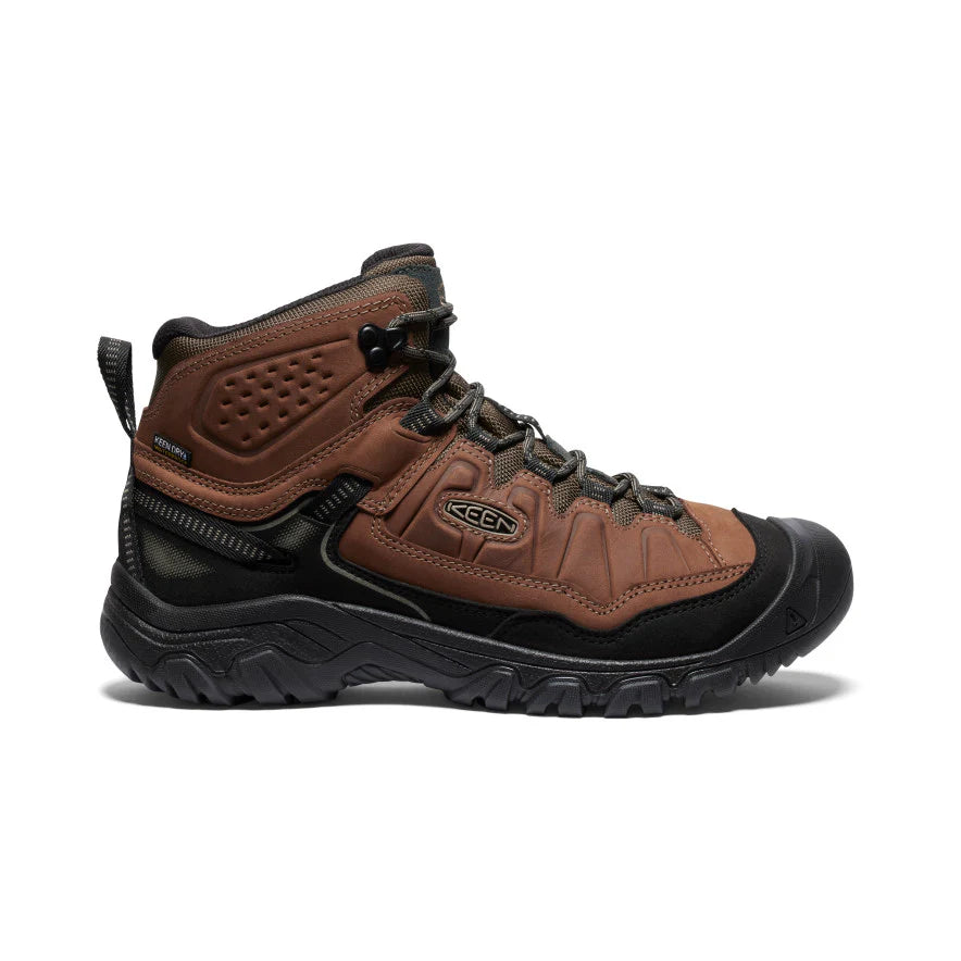 Keen Men's Targhee IV Mid Wp Bison/Black