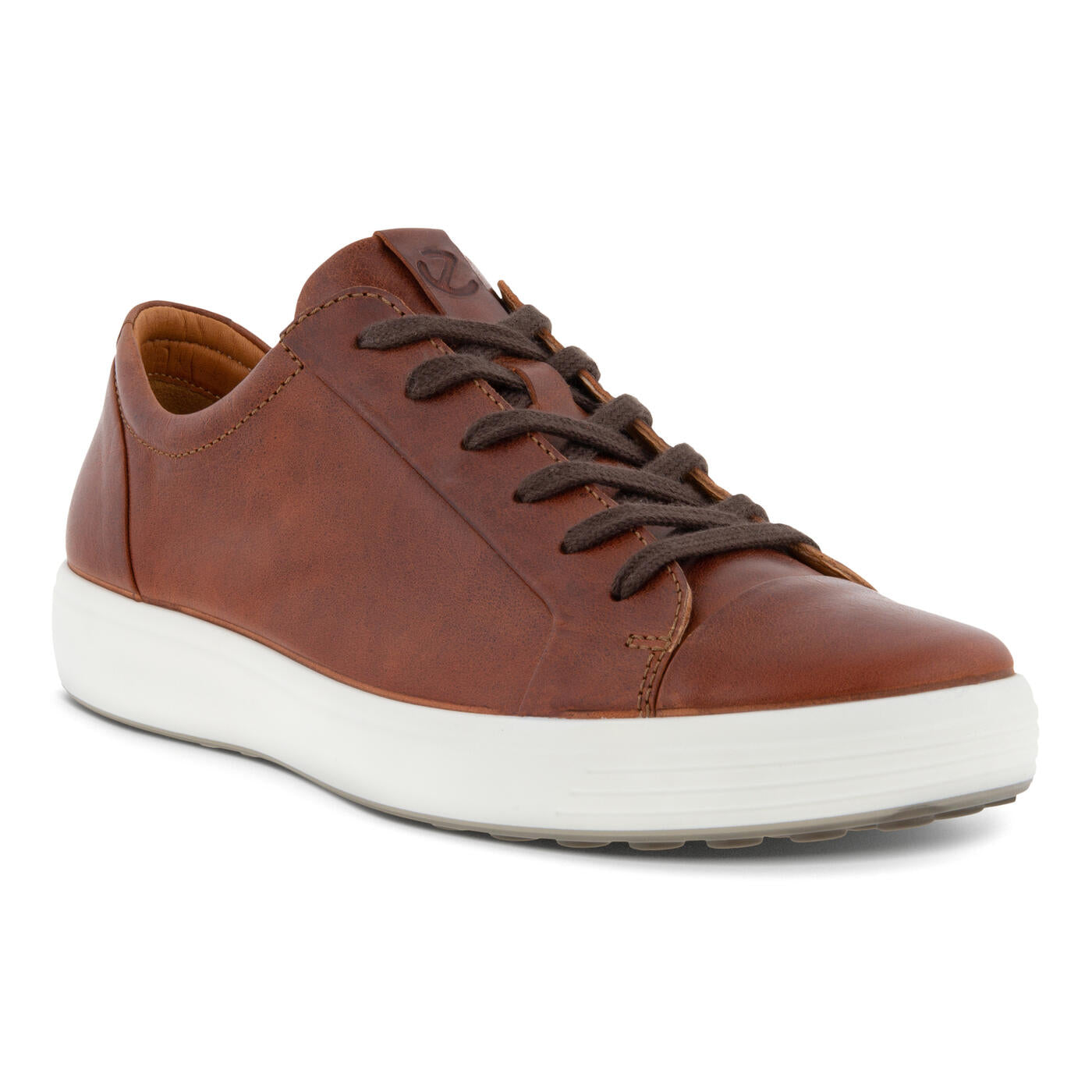 Ecco Men&#39;s Soft 7 City Sneaker Cognac