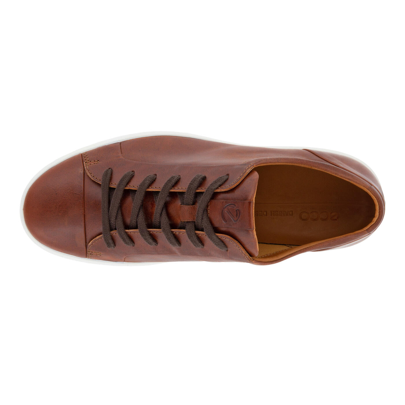 Ecco Men&#39;s Soft 7 City Sneaker Cognac