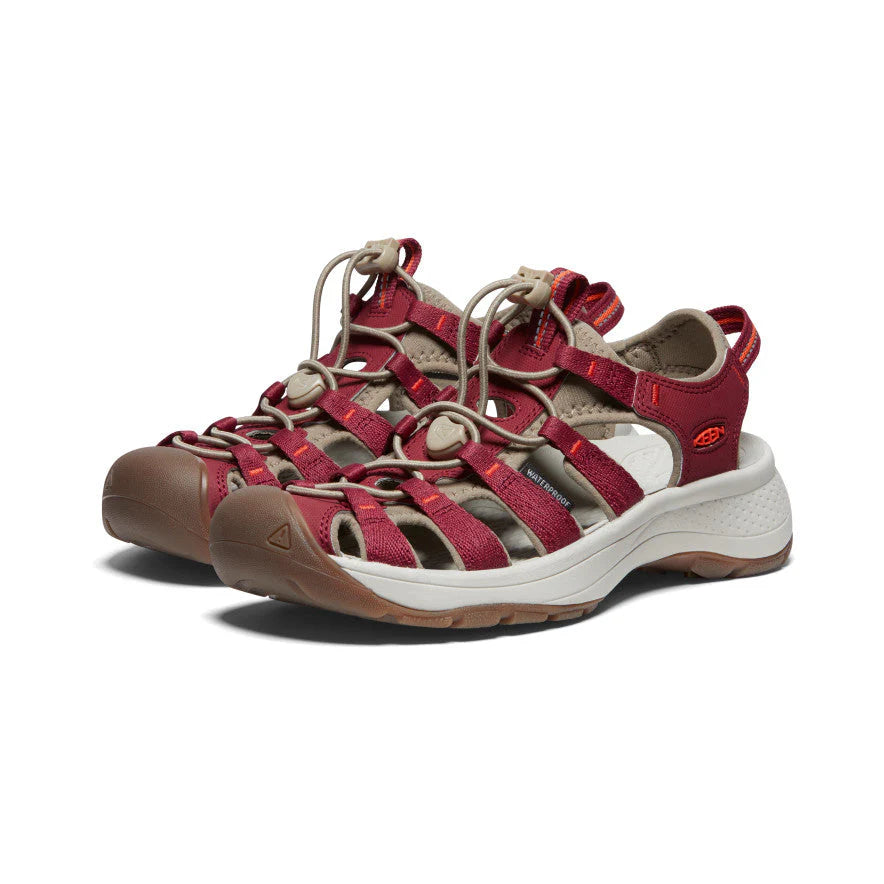Keen Women's Astoria West Sandal Merlot/Scarlet Ibis