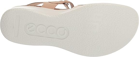 Ecco Women's Flow Cork Strap Pure White Gold