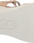 Ecco Women's Flow Cork Strap Pure White Gold