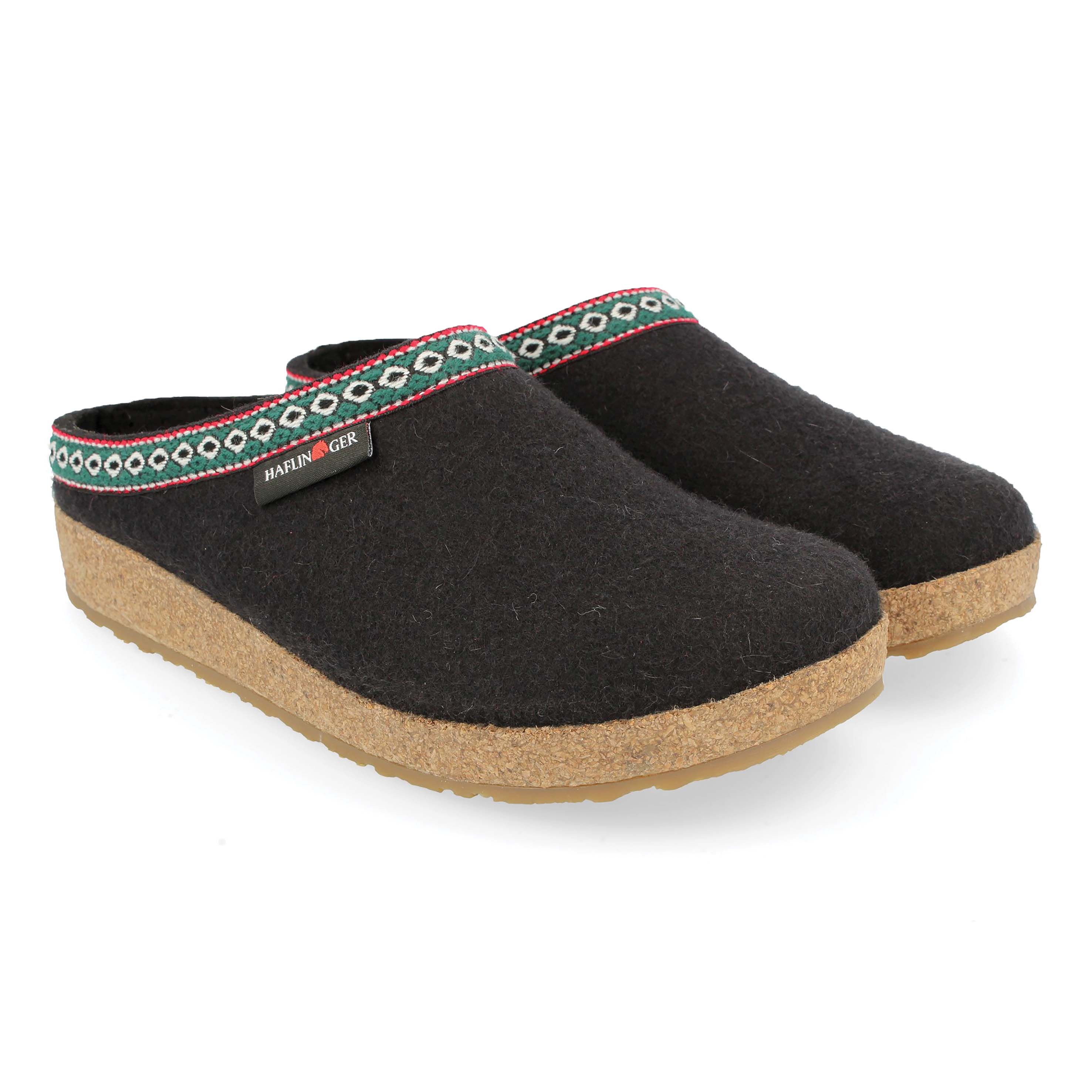 Haflinger Usa Haflinger Gz Slippers Haflinger GZ 711001 Black