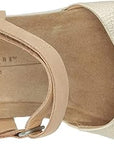 Ecco Women's Flow Cork Strap Pure White Gold