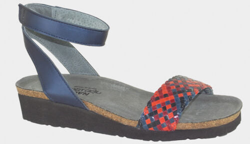 Naot Women's Abbie Navy Metallic