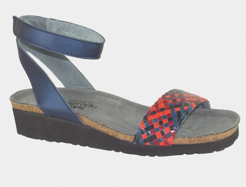 Naot Women's Abbie Navy Metallic