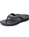 Aetrex Women’s Vicki Black Gloss