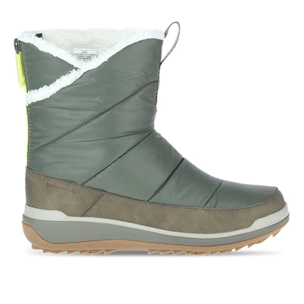 Merrell Women's SnowCreek Sport Mid Zip PLR Waterproof Olive