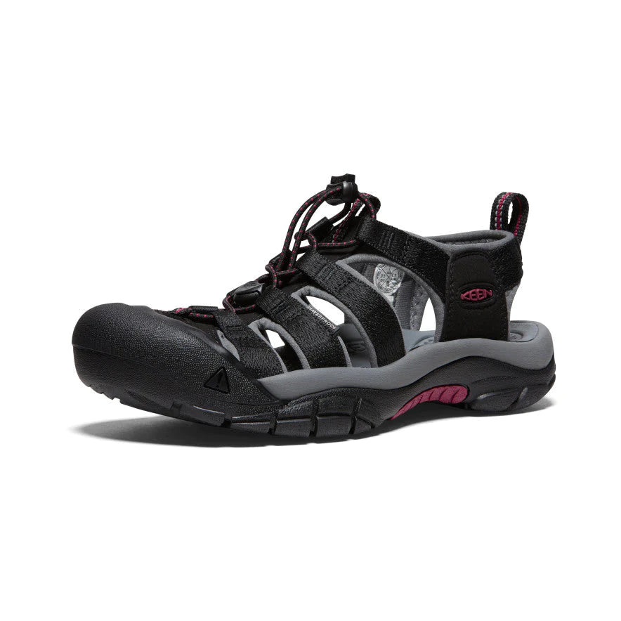Keen Women's Newport H2 Black/Raspberry Wine