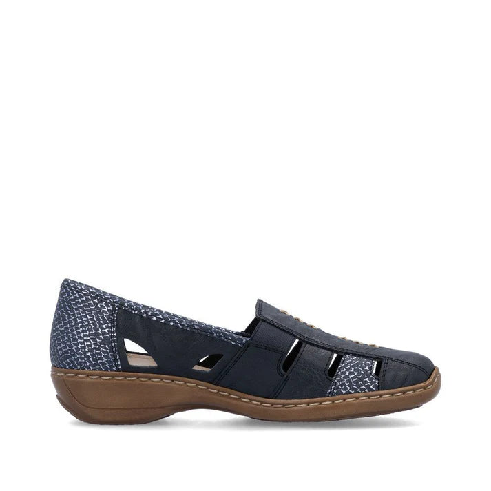 Rieker Women's 41385-15 Blue
